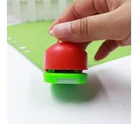 Zerodis Suministros Escolares Cortador de Esquinas de Papel Redondo con Cubierta de Empuje de Palanca única Agarre Ergonómico Máquina de Estampado Multifunción Ahorro de Mano de Obra para Oficina