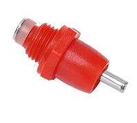 Zerodis Suministros para la Cría de Aves de Corral Bebedero para Aves de Corral de Acero Inoxidable Rojo de Plástico para Pezones Cabezal de Pezón de 360 Grados para Pollos Grandes y Pequeños con