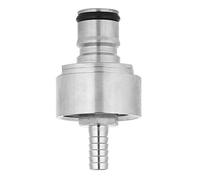 Zerodis Tapa de Carbonatación de Acero Inoxidable para Botellas Pet, Adaptador CO2 para Agua de Soda y Cerveza Casera, 6 cm