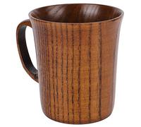 Zerodis Taza de agua de madera Taza para beber Tazas de café con mango Suministros para beber leche para el desayuno Decoración del hogar