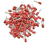 Zerodis Terminales de Crimpado de 16 AWG con Casquillo Aislado, (E1512) | Material de PVC de Cobre, Resistente a la Corrosión, para Alambre Trenzado de 16 AWG, Uso en Equipos Eléctricos