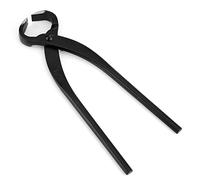 Zerodis Tijeras de Podar Bonsái 205mm, Cortador Ramas Cóncavo Acero Manganeso, Herramientas Profesionales para Jardín y Plantas, Color Negro