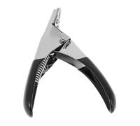 Zerodis Tijeras para Uñas para Mascotas, Cortauñas de Acero Inoxidable Negro con Protector de Seguridad para el Cuidado Seguro de Gatitos, Perros Pequeños, Conejos y Pájaros (Black)