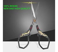 Zerodis Tijeras Vintage de Acero Inoxidable, Herramienta de Corte para Coser, 14,5 Cm de Longitud, Ideal para Bordado y Manualidades de Tela