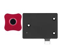 Zerodis Timbres Inteligentes Cerraduras Cerradura Gabinete Eléctrico de Aleación de Aluminio Cerradura Pequeña Semiconductor Biométrico Reconocimiento de 360 grados para Gabinete Cajón Muebles de