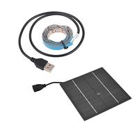 Zerodis Tira de Luz de Cultivo de Plantas Solares, Lámpara de Cultivo LED de 5W para Plantas de Interior Suculentas Hidroponía Invernadero Jardinería Barras de Luz de Cultivo USB (0.5M)