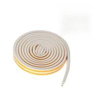 Zerodis Tira de Sellado Autoadhesiva Tipo D con Diseño Resistente a la Intemperie y Al Viento para Reducción de Ruido de Puerta y Ventana, Paquete de 3, 10 M Cada uno (WHITE)