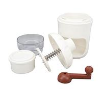 Zerodis Trituradora de Hielo Manual, Máquina de Hielo Raspado con Acero Inoxidable y ABS de Grado Alimenticio para Granizados y Batidos