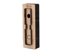 Zerodis Troquel de Corte de Metal para Cuero, Molde de Corte de Perforación de Acero de Aleación para Manualidades, con de Abedul para Cuero, Cartón, Caucho, Plástico, Arcilla, Corte de (LR-5)