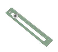 Zerodis Útiles Escolares Regla de Brújula Dos en de Plástico Herramienta de Dibujo Fácil de Usar para Estudiantes 6,7 X 1,2 X 0,2 Pulgadas Suministros para el Aula de Matemáticas Accesorios para la