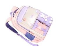 Zerodis Útiles Escolares Tela Resistente Al Desgaste Mochila Duradera Lindo Muñeco de Conejito Diseño de Mano de Obra Exquisita Almohadilla Trasera para Aliviar la Presión que Absorbe los Golpes