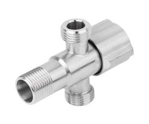 Zerodis Válvula de ángulo de Acero Inoxidable G1/2, Superficie Cepillada a Prueba de óxido, con Giratorio para Válvula de Parada de Agua del Grifo de la Cocina del Baño