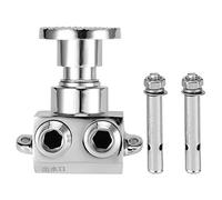 Zerodis Válvula de Pedal Individual Montada en el Piso de Cobre para Grifo