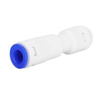 Zerodis Válvula de Retención de Bomba de Aire para Acuario, Válvula Antirreflujo de Inserción Rápida de 2 Vías para Tubos de 6mm y 0,2 Pulgadas con Tubo de Acero Inoxidable