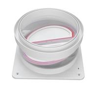 Zerodis Válvula de Retención para Campana Extractora, Ventilación Unidireccional a Prueba de Olores, Bloqueador de Tiro, Amortiguador de Tiro para Sistemas de Escape de Cocina