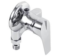 Zerodis Válvula Mezcladora, Rosca Macho G1/2 Pulgadas, Material de Cobre y Plástico, Válvula de Control del Mezclador de Agua Fría y Caliente, Diseño de Ergonómico para Ducha de Baño