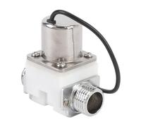 Zerodis Válvula Solenoide de Pulso Eléctrico G1/2in DC, Válvula de Control de Agua de Acero Inoxidable de Plástico para Artículos Sanitarios, de Control de Agua, de Riego de Jardín