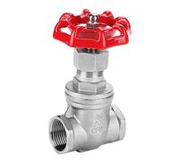 Zerodis Válvulas de Compuerta Válvula de Compuerta para Agua, Petróleo, Gas, Duradera con Diseño de Flujo Recto, Fácil de Operar para Uso Industrial, Acero Inoxidable DN20