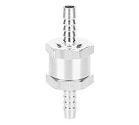 Zerodis Válvulas de Retención Válvula de Retención, Gasolina Unidireccional de Aluminio Duradero de 6 Mm para Carburadores y Sistemas de de Baja Presión de Aluminio sin Retorno