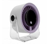 Zerodis Ventiladores Eléctricos Ventilador 5 Ajustes de Velocidad Rotación de 360 grados hacia Arriba y hacia Abajo 2400 MAh Enfriador de Flujo de Aire Recargable Bajo Nivel de Ruido Potencia de