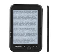 Zerodis Video de Televisión Home Stereo 16GB Ereader Ebook Reader Libro Electrónico con 29 Idiomas Lectura de Batería de 1400 MAh en el Lector de Tinta de 6 Pulgadas E de 6 Pulgadas (4G)