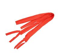 Zerodis Voltaje de de Caballo de 3 Tubos, Protección de de Caballo Elástica de Fibra Elástica, Prevenir Lesiones, de Limpia, Fácil de Usar con Diferentes Razas de para la Granja (Rojo)