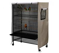 Zerodis Zerodis Otros Suministros Agrícolas Cubierta para Jaula de Loros a Prueba de Polvo para Parabrisas con Ventana Lateral 38x23x51 Pulgadas para Jaulas de Pájaros Grandes y Mascotas Cubierta