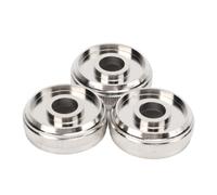 Zerodis Zerodis Tapa de Válvula de Trompeta Plateada de Metal Robusto, Pieza de Repuesto de Pistón de Metal para Reparación de Trompeta, Perfecto para Instrumentos de Latón y Entusiastas de la