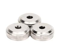 Zerodis Zerodis Tapa de Válvula de Trompeta Plateada de Metal Robusto, Pieza de Repuesto de Pistón de Metal para Reparación de Trompeta, Perfecto para Instrumentos de Latón y Entusiastas de la