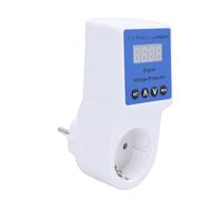 Zerodis Zócalo Protector de Voltaje Ajustable de 20 A con Pantalla Digital Protección contra Sobretensión y Subtensión para Electrodomésticos Equipos Informáticos (Enchufe de EE. UU.)
