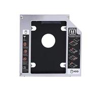 Zerone 2.5" Hard Drive Enclosure for Universal 2nd 12.7mm Aluminium SATA Hard Drive SDD Hard Drive Enclosure Adapter Ultimate Flying Disc Disks