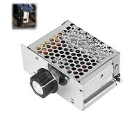 Zerone 4000W AC 220V regulador de Voltaje, diseño de Doble Condensador regulador de Velocidad del Motor para electrodomésticos/Equipos industriales/automotriz Marina/Equipos médicos