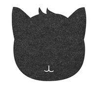 Zerone 7.87 x 7.87 x 0.12 Alfombrilla de ratón Alfombrilla de ratón para Juegos Gris/Azul/Naranja/Rojo de Opcional Base de algodón Impermeable y Antideslizante 【Gris Oscuro】