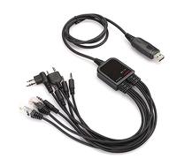 Zerone 8 En 1 Cable de Programación USB Multifuncional Compatible para Walkie Talkie/QuanSheng/HYT/Motorola/YAESU/Radio