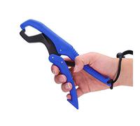 Zerone ABS Pl¨¢Stico Flotante Grip de Pescado Aleaci¨®n de Zinc Pescado Agarre de Labios con Tira de mu?eca para atrapar Peces Sin herido Auxiliar[Small-Azul]