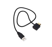 Zerone Adaptador HDMI para convertir HDMI en un convertidor de Conector HDMI Hembra con Cable de Carga USB 2.0 de 50 cm