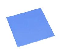 Zerone Almohadilla térmica para CPU 100x100x2,0 mm, Almohadilla de refrigeración rellena de Huecos de Pasta Aislante de silicio termoconductora [Azul]