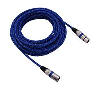 Zerone Cable de audio XLR de 3 pines (macho a hembra) para amplificadores, micr¨®fonos y mezcladores de sonido. 1 m / 1,8 m / / 5 m / 10 m / 15 m / 20 m, 10 m.