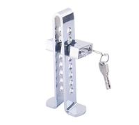 Zerone - Dispositivo antirrobo de bloqueo de acelerador, freno y pedal de embargue, de acero inoxidable y con 8 agujeros