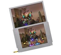 Zerone Nuevo reemplazo de para la Pantalla LCD 2DS Parte Superior e Inferior de Repuesto para 2DS Juegos DS