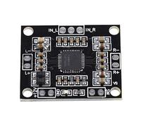 Zerone PAM8610 Tablero del Amplificador, Tablero del Amplificador de Potencia Digital de Doble Canal Clase D 12V 15W Tablero del Amplificador de Audio Digital Amp Video M¨®dulo EST¨¦REO