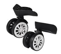 Zerone Ruedas de Equipaje, Reemplazo de la Rueda Ruedas Maleta de Viaje Giratorias para Caja de Equipaje Ordinario, Diámetro de Rueda 55mm (2 Pièces)