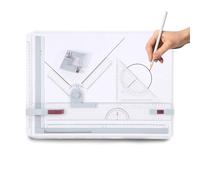 Zerone Tabla de dibujo de mesa de dibujo A3, 20.1 x 14.4 pulgadas, mesa de dibujo arquitectónico gráfico, portátil, ligero, juego de bocetos para artistas de arquitectura, estudiantes, principiantes