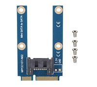 Zerone Tarjeta de expansión adaptadora Horizontal de mSATA a SATA Tarjeta convertidora de SATA a mSATA de 7 Patillas