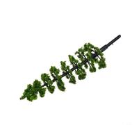 Zeroupshop 10 árboles modelo de pino de 9 cm para paisaje de diseño ferroviario de tren a escala HO, miniatura 1:100-1:150 para decoración de bosque DIY para juegos de guerra mesa de arena