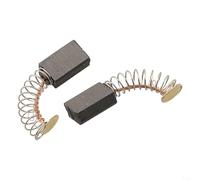 Zeroupshop 2 cepillos de carbono para motor de 12 mm x 8 mm x 5 mm, con resortes, para amoladora angular, taladro, sierra, aspiradora, ventilador de motor, piezas de repuesto