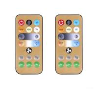 Zeroupshop 2 mandos a distancia inalámbricos, para dormitorios, salas de estar, control de luz del ventilador, brillo ajustable, control remoto de velocidad del ventilador