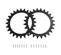 Zeroupshop 2 picos de plástico para cortacésped de 205 mm, tracción antideslizante para Worx para modelos Landroid S/M WR165E WR167E, accesorios negros para mejorar la eficiencia de corte en césped