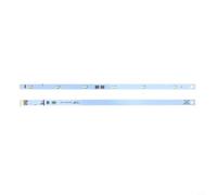 Zeroupshop 2 tiras de luz LED para refrigeradores Haier BCD-486WDGE 402WLDCJ, kit de repuesto de iluminación interior de bajo consumo, brillante, 33,5 x 1 cm, fácil instalación (0064001621A)