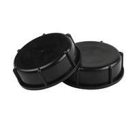 Zeroupshop 2 unids Para IBC Tanque Tornillo Tapa Válvula Tapa S100x8 DN80 Rosca Tapa de Plástico para Almacenamiento de Agua Contenedor de Lluvia Outlet Jardín Accesorios